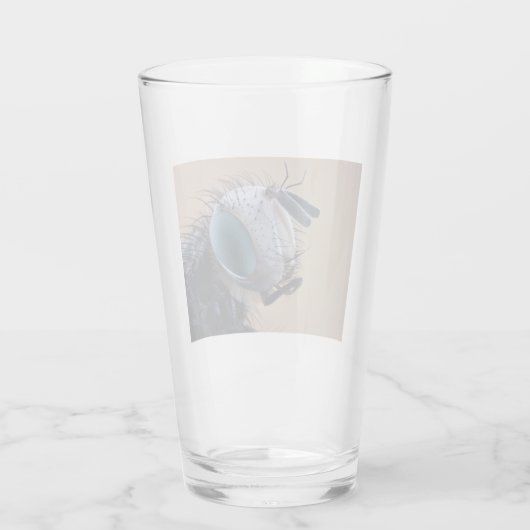 Close-up insectenkop glas (Achterkant)