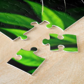 Close-up Jaguar Luipaard Gezicht met Groene Ogen Legpuzzel (Zijkant)