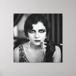 Close-up, jaren '20 door Natasha Us Canvas Afdruk