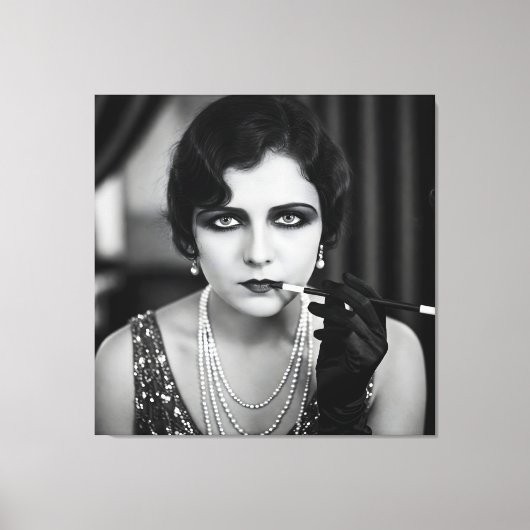 Close-up, jaren '20 door Natasha Us Canvas Afdruk (Voorkant)