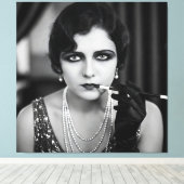 Close-up, jaren '20 door Natasha Us Canvas Afdruk (Insitu (Houten vloer))