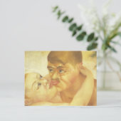 Close-up (Kiss), D.H. Lawrence Fine Art Briefkaart (Staand voorkant)