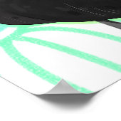 Close-up kraai poster (Hoek)