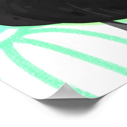 Close-up kraai poster (Hoek)