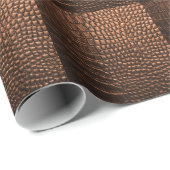 Close-up: krokodillenleer textuur. cadeaupapier (Rol Hoek)