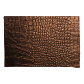 Close-up: krokodillenleer textuur. kussensloop (Voorkant)