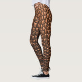Close-up: krokodillenleer textuur. leggings (Links)