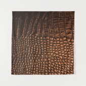 Close-up: krokodillenleer textuur. wandkleed (Voorkant (horizontaal))