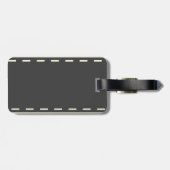 Close-up leguanenportret bagagelabel (Achterkant horizontaal)