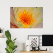Close-Up Of A Water Lily Poster (Thuiskantoor)