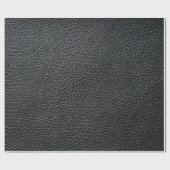 Close up of black leather texture and backgroundle cadeaupapier (Vlak)