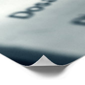 Close up of prescription pad and pen poster (Hoek)