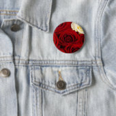 Close-up of roses ronde button 5,7 cm (In situ)