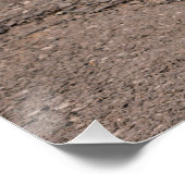 Close up of wooden Alphorn Perfect Poster (Hoek)