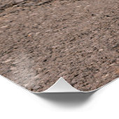 Close up of wooden Alphorn Perfect Poster (Hoek)