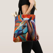 Close-up Paardenkop Tote Bag (Dichtbij)