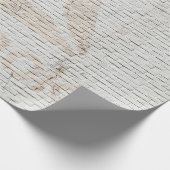 Close-up photo of Reebok logo on wall Cadeaupapier (Hoek)