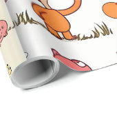 Close-Up Portrait of a Sweet-Faced Dog Cadeaupapier (Rol Hoek)