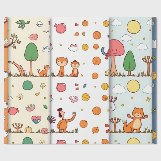 Close-Up Portrait of a Sweet-Faced Dog Cadeaupapier (Vlak)