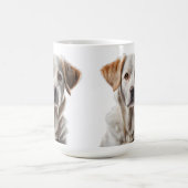 Close-Up Portrait of a Sweet-Faced Dog Koffiemok (Center)