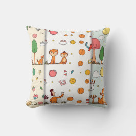 Close-Up Portrait of a Sweet-Faced Dog Kussen