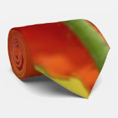 Close-up Red Poppy Stropdas (Opgerold)