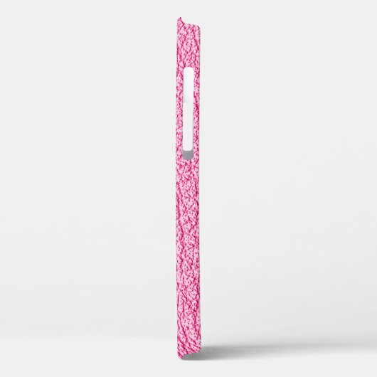 Close-up roze leer, gestructureerde achtergrond. Case-Mate iPhone case (Achterkant / Links)