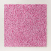 Close-up roze leer, gestructureerde achtergrond. legpuzzel (Horizontaal)
