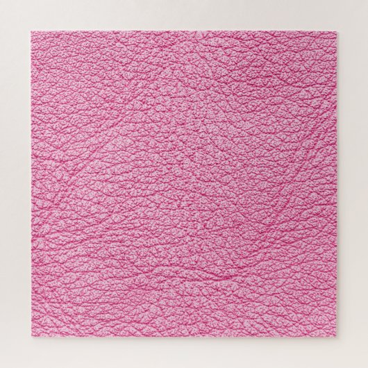 Close-up roze leer, gestructureerde achtergrond. legpuzzel (Verticaal)