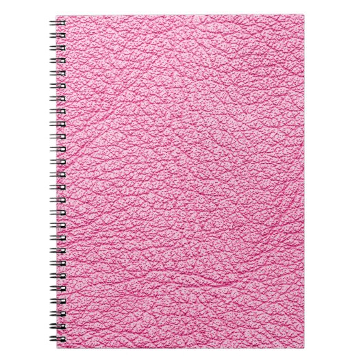 Close-up roze leer, gestructureerde achtergrond. notitieboek (Voorkant)