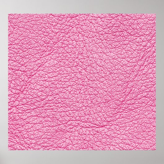 Close-up roze leer, gestructureerde achtergrond. poster (Voorkant)