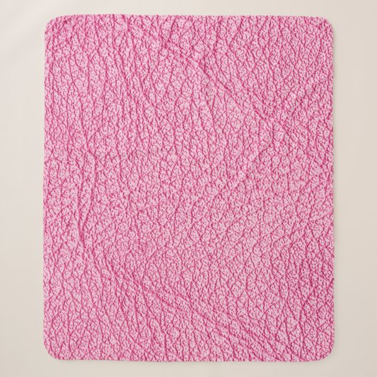 Close-up roze leer, gestructureerde achtergrond. sherpa deken (Voorkant)
