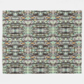 Close-up scene of birch log stumps, rustic charm fleece deken (Voorkant (Horizontaal))