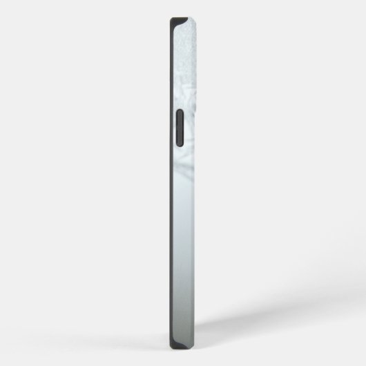 Close Up Shot van Sneeuwvlokken iPhone Hoesje (Rechterkant)