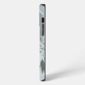 Close Up Shot van Sneeuwvlokken iPhone Hoesje (Linkerkant)