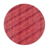 Close-up stripy gehaakte textuur. snijplank (Voorkant)