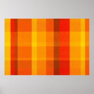 close-up textuur met een gecontroleerde doek  poster