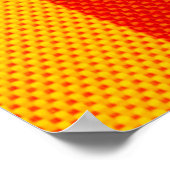 close-up textuur met een gecontroleerde doek  poster (Hoek)