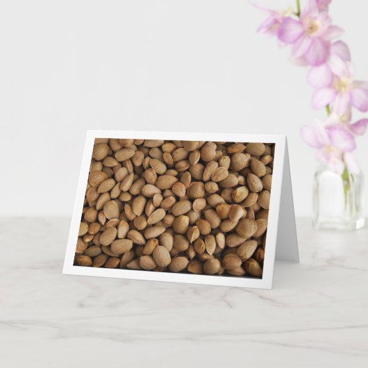 Close-up van amandelnoten kaart (Orchidee)