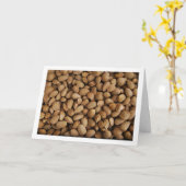 Close-up van amandelnoten kaart (Gele Bloem)