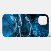 Close-up van blauwe ijsmuren Case-Mate iPhone case (Achterkant (horizontaal))