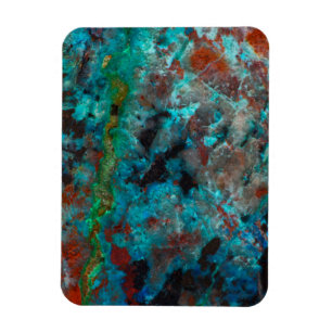 Close-up van blauwe Shattuckiet Magneet