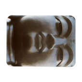 Close-up van Boeddhabeeld Magneet (Horizontaal)
