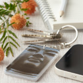 Close-up van Boeddhabeeld Sleutelhanger (Voorkant Rechts)