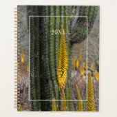 Close-up van cactus en agave planner (Voorkant)