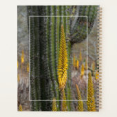 Close-up van cactus en agave planner (Achterkant)
