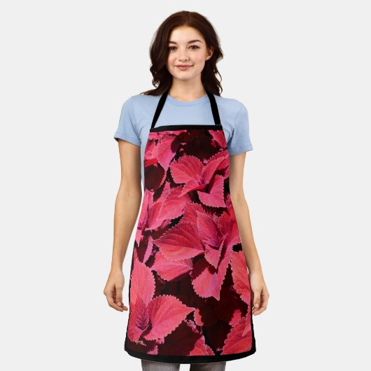 Close-up van coleus schort (Gedragen)