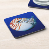 Close-up van de Nautilus Bier Onderzetter (Linkerzijde)