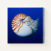 Close-up van de Nautilus Notitieboek (Achterkant)