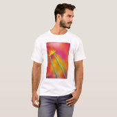 Close-up van de onderkant van tulp bloem, t-shirt (Voorkant volledig)